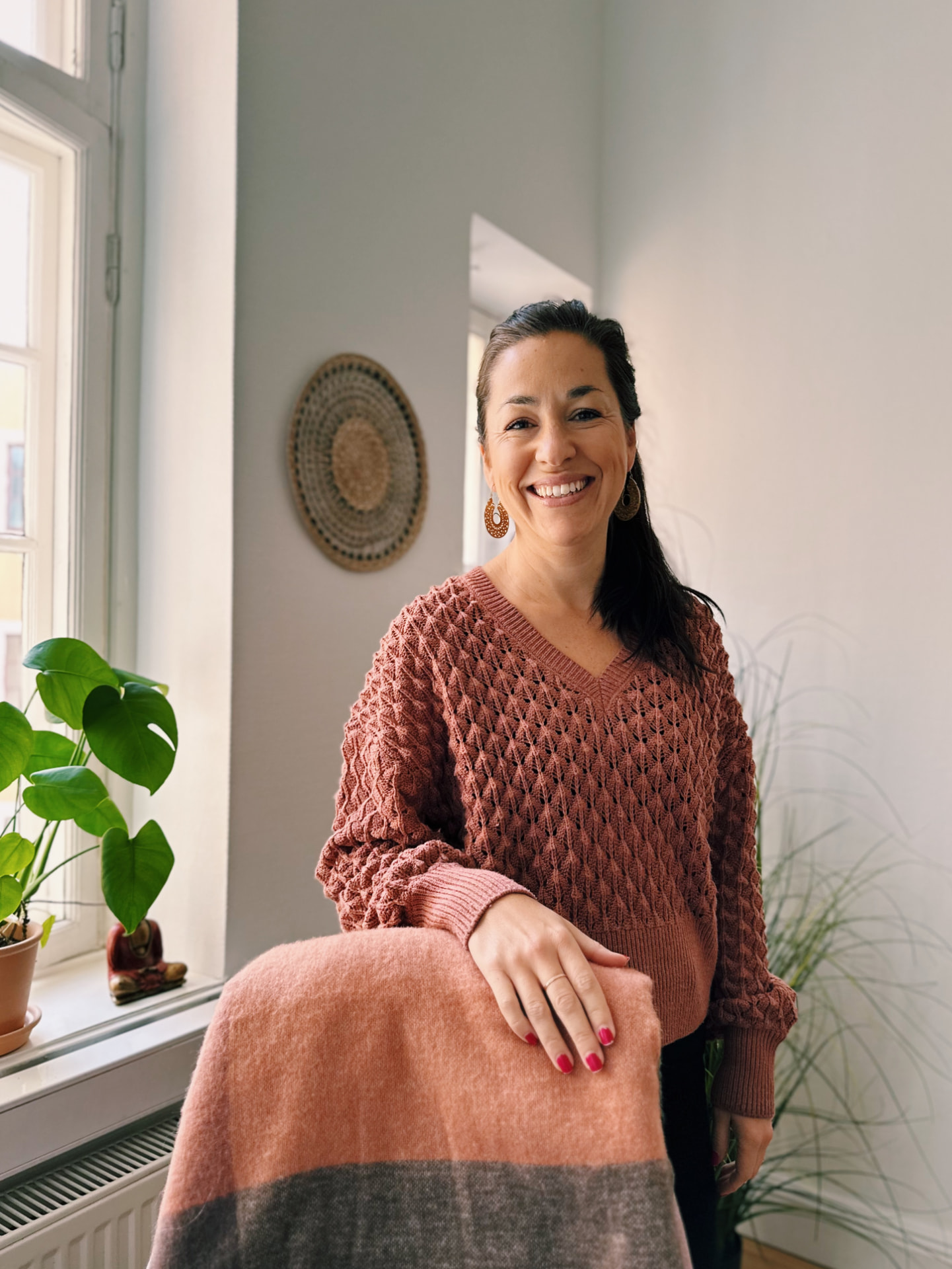 Anika Lopez Wall i sitt hem